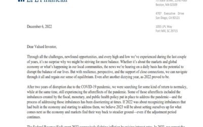Client Letter | Outlook 2023: Finding Balance | December 6, 2022